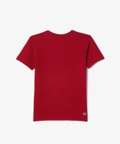 Lacoste Jungenkleidung>Jungen-Shirt Aus Funktionsstoff Mit Krokodilaufdruck Sport Tennis Burgunder Ixx