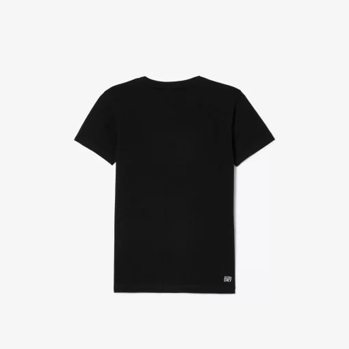 Lacoste Jungenkleidung>Jungen-Shirt Aus Funktionsstoff Mit Krokodilaufdruck Sport Tennis Schwarz 031