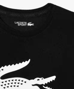 Lacoste Jungenkleidung>Jungen-Shirt Aus Funktionsstoff Mit Krokodilaufdruck Sport Tennis Schwarz 031