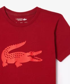 Lacoste Jungenkleidung>Jungen-Shirt Aus Funktionsstoff Mit Krokodilaufdruck Sport Tennis Burgunder Ixx