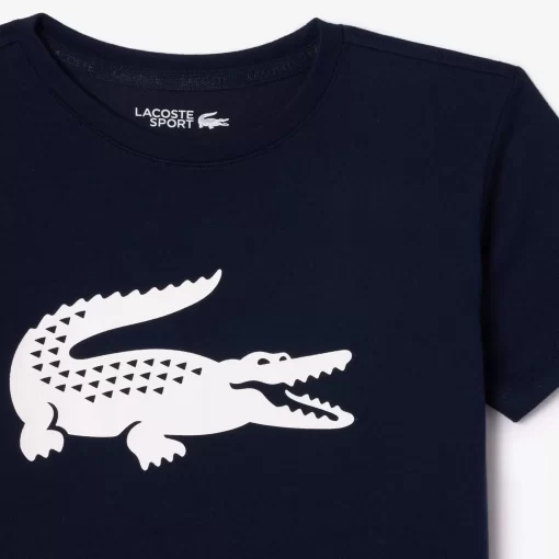 Lacoste Jungenkleidung>Jungen-Shirt Aus Funktionsstoff Mit Krokodilaufdruck Sport Tennis Navy Blau 166