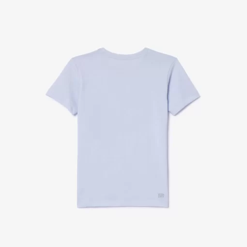 Lacoste Jungenkleidung>Jungen-Shirt Aus Funktionsstoff Mit Krokodilaufdruck Sport Tennis Hellblau J2G