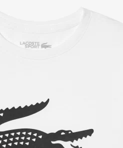 Lacoste Jungenkleidung>Jungen-Shirt Aus Funktionsstoff Mit Krokodilaufdruck Sport Tennis Weis 001