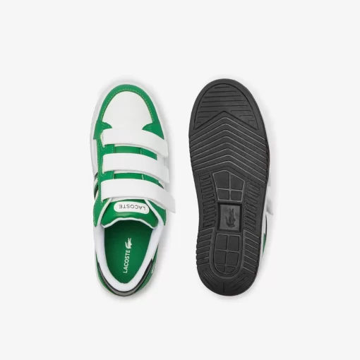 Lacoste Schuhe>Junior-Sneaker L001 Mit Logo Dk Grn/Wht 2D2