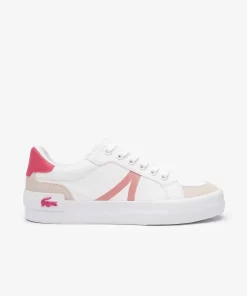 Lacoste Schuhe>Junior-Sneakers L004 Aus Textil Mit Colourblock White/Pink B53