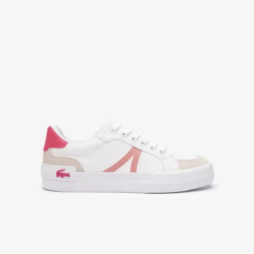 Lacoste Schuhe>Junior-Sneakers L004 Aus Textil Mit Colourblock White/Pink B53