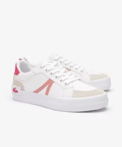 Lacoste Schuhe>Junior-Sneakers L004 Aus Textil Mit Colourblock White/Pink B53