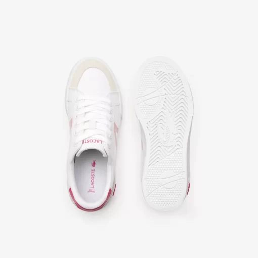 Lacoste Schuhe>Junior-Sneakers L004 Aus Textil Mit Colourblock White/Pink B53