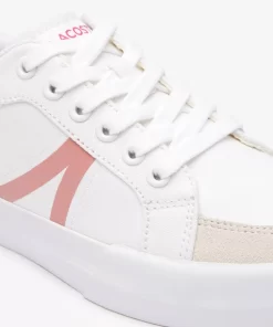 Lacoste Schuhe>Junior-Sneakers L004 Aus Textil Mit Colourblock White/Pink B53