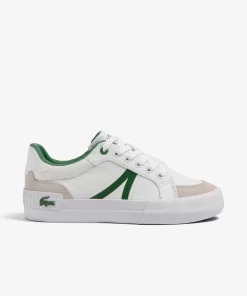 Lacoste Schuhe>Junior-Sneakers L004 Aus Textil White/Green 082