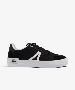 Lacoste Schuhe>Junior-Sneakers L004 Aus Textil Black White 312