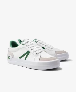 Lacoste Schuhe>Junior-Sneakers L004 Aus Textil White/Green 082