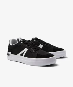 Lacoste Schuhe>Junior-Sneakers L004 Aus Textil Black White 312