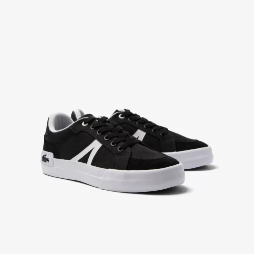 Lacoste Schuhe>Junior-Sneakers L004 Aus Textil Black White 312