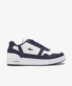 Lacoste Schuhe>Junior-Sneakers T-Clip Aus Synthetik White / Navy 042