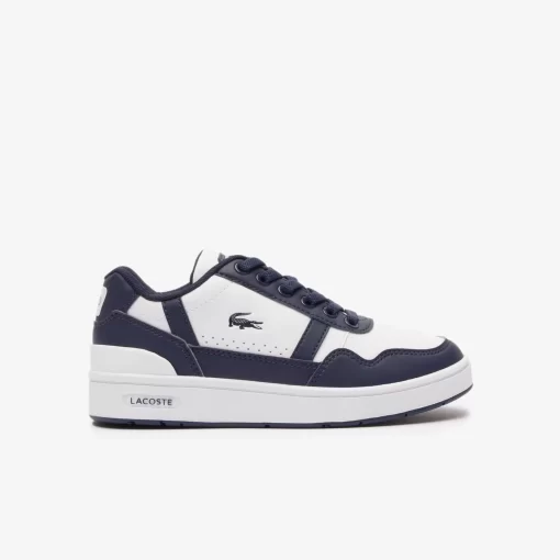 Lacoste Schuhe>Junior-Sneakers T-Clip Aus Synthetik White / Navy 042