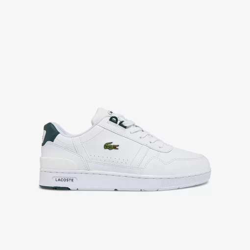 Lacoste Schuhe>Junior-Sneakers T-Clip Aus Synthetik White/Dark Green 1R5