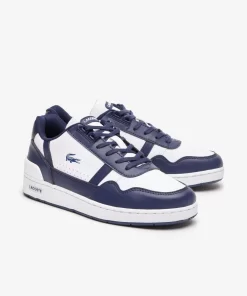 Lacoste Schuhe>Junior-Sneakers T-Clip Aus Synthetik White / Navy 042