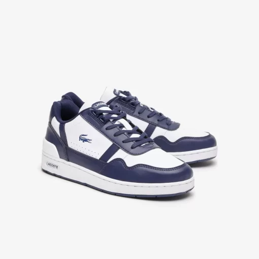 Lacoste Schuhe>Junior-Sneakers T-Clip Aus Synthetik White / Navy 042