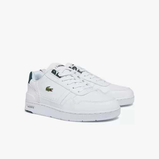 Lacoste Schuhe>Junior-Sneakers T-Clip Aus Synthetik White/Dark Green 1R5