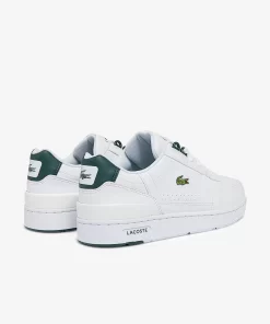 Lacoste Schuhe>Junior-Sneakers T-Clip Aus Synthetik White/Dark Green 1R5