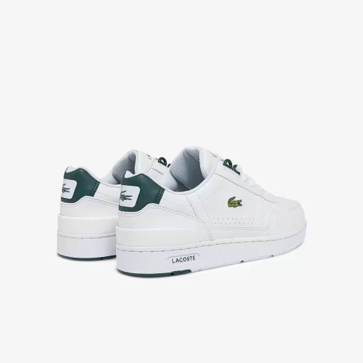 Lacoste Schuhe>Junior-Sneakers T-Clip Aus Synthetik White/Dark Green 1R5