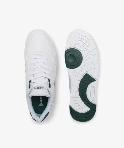 Lacoste Schuhe>Junior-Sneakers T-Clip Aus Synthetik White/Dark Green 1R5