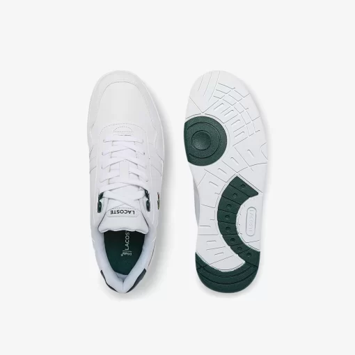 Lacoste Schuhe>Junior-Sneakers T-Clip Aus Synthetik White/Dark Green 1R5