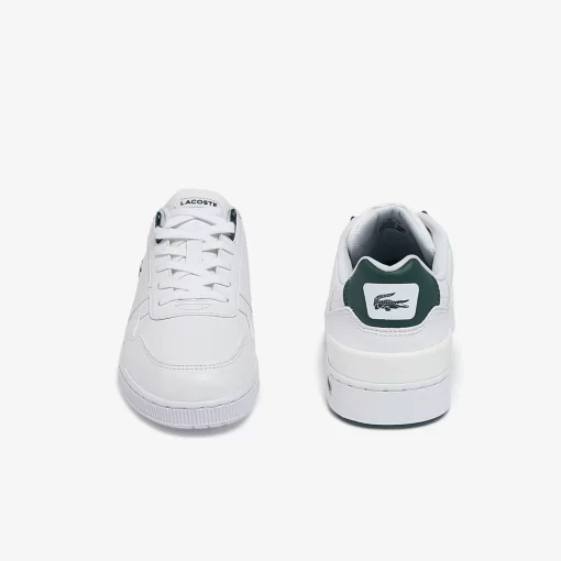 Lacoste Schuhe>Junior-Sneakers T-Clip Aus Synthetik White/Dark Green 1R5