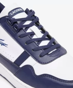 Lacoste Schuhe>Junior-Sneakers T-Clip Aus Synthetik White / Navy 042