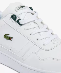 Lacoste Schuhe>Junior-Sneakers T-Clip Aus Synthetik White/Dark Green 1R5