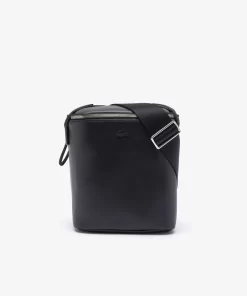 Lacoste Crossbody Taschen>Kamera-Tasche Aus Leder Black 000