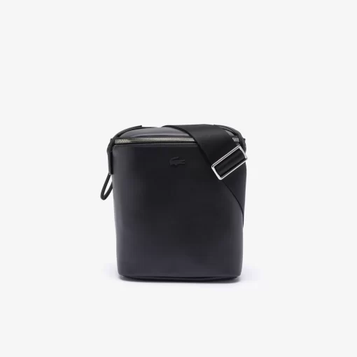 Lacoste Crossbody Taschen>Kamera-Tasche Aus Leder Black 000