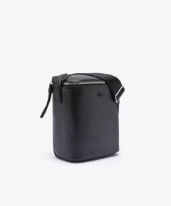 Lacoste Crossbody Taschen>Kamera-Tasche Aus Leder Black 000