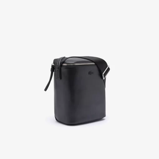 Lacoste Crossbody Taschen>Kamera-Tasche Aus Leder Black 000