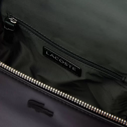 Lacoste Crossbody Taschen>Kamera-Tasche Aus Leder Black 000