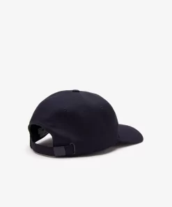 Lacoste Caps & Hüte>Kappe Aus Twill Mit Gestepptem Croc Navy Blau Hde