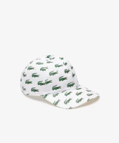 Lacoste Caps & Hüte>Kappe Mit Croc-Aufdruck Weis 001