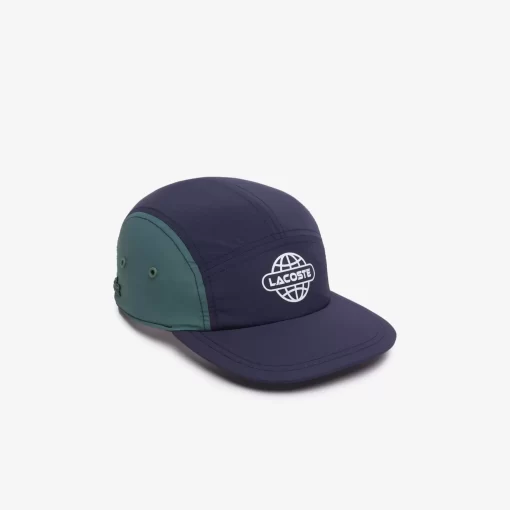 Lacoste Accessoires>Kappe Mit Kontrast-Aufdruck Und Einsatzen Navy Blau / Dunkelgrun / Weis Nyi