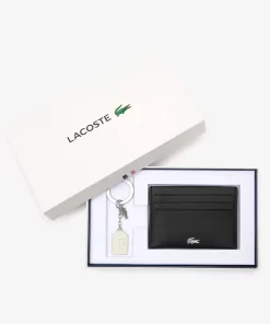 Lacoste Geldbörsen & Kleinlederwaren>Kartenetui Und Polo-Schlusselanhanger Geschenkset Black 000