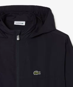 Lacoste Mädchenkleidung>Kinder Jacke Aus Recyceltem Polyamid Navy Blau Hde