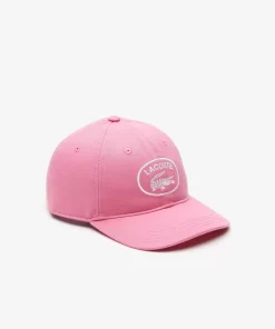 Lacoste Accessoires>Kinder Kappe Mit Kontrast-Osen Reseda Rosa 2R3