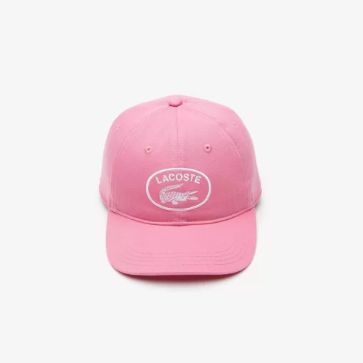 Lacoste Accessoires>Kinder Kappe Mit Kontrast-Osen Reseda Rosa 2R3