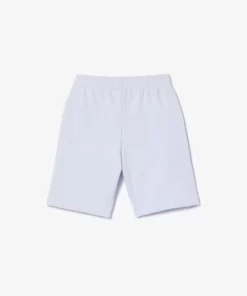 Lacoste Jungenkleidung>Kinder Shorts Aus Aufgerautem Bio-Baumwoll-Fleece Hellblau J2G