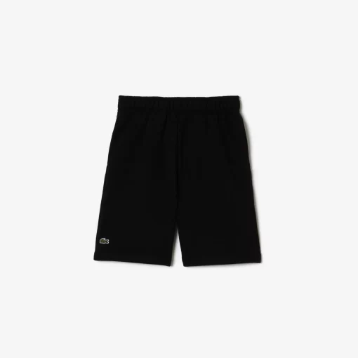 Lacoste Mädchenkleidung>Kinder Shorts Aus Aufgerautem Bio-Baumwoll-Fleece Schwarz 031