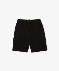 Lacoste Mädchenkleidung>Kinder Shorts Aus Aufgerautem Bio-Baumwoll-Fleece Schwarz 031