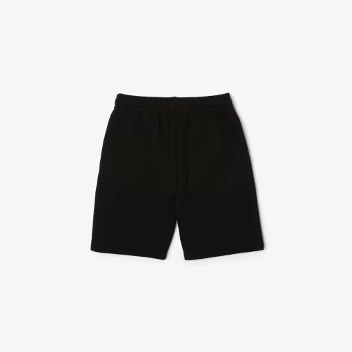 Lacoste Mädchenkleidung>Kinder Shorts Aus Aufgerautem Bio-Baumwoll-Fleece Schwarz 031