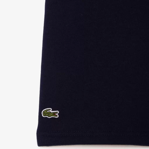 Lacoste Mädchenkleidung>Kinder Shorts Aus Aufgerautem Bio-Baumwoll-Fleece Navy Blau 166