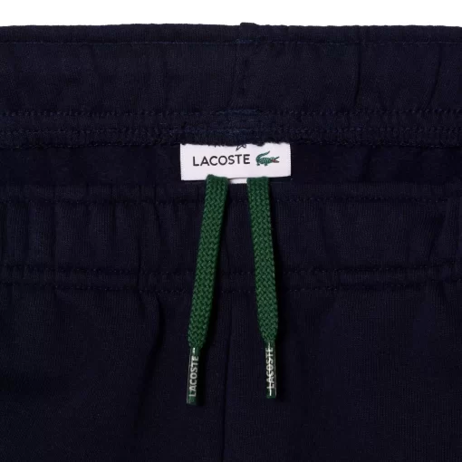 Lacoste Mädchenkleidung>Kinder Shorts Aus Aufgerautem Bio-Baumwoll-Fleece Navy Blau 166