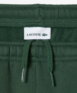 Lacoste Mädchenkleidung>Kinder Shorts Aus Bio-Baumwolle Mit Farbstreifen Dunkelgrun / Navy Blau Kzi